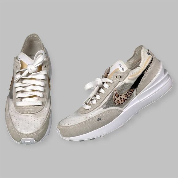 Nike Shoes - Nike Shoes Women’s Size 7.5 Waffle One SE Leopard White Sneakers DJ9776-100